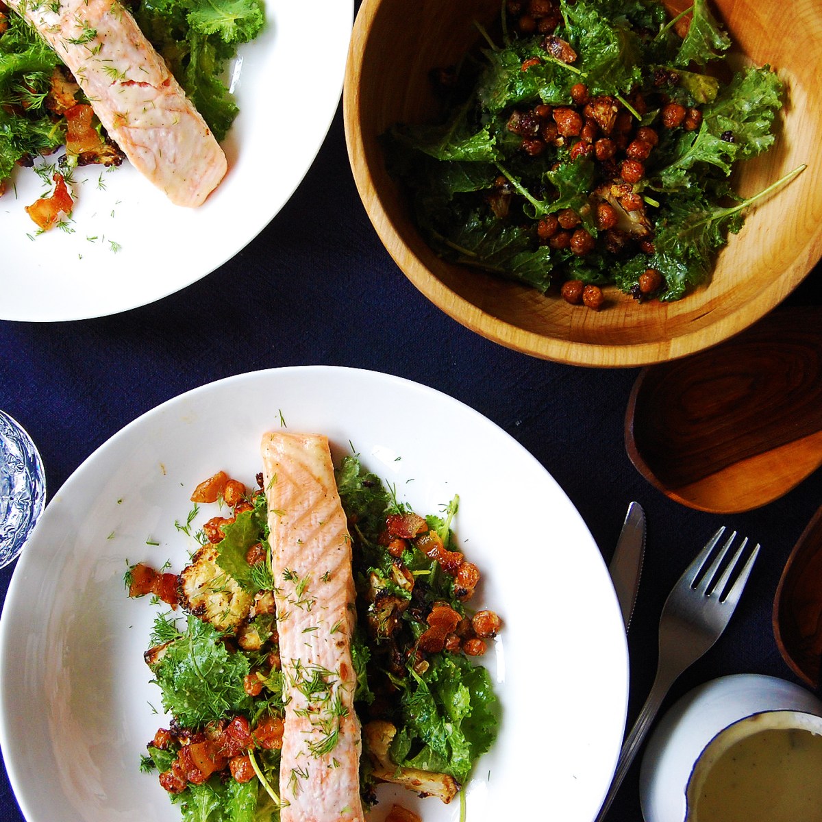 Salmon “Caesar” Salad