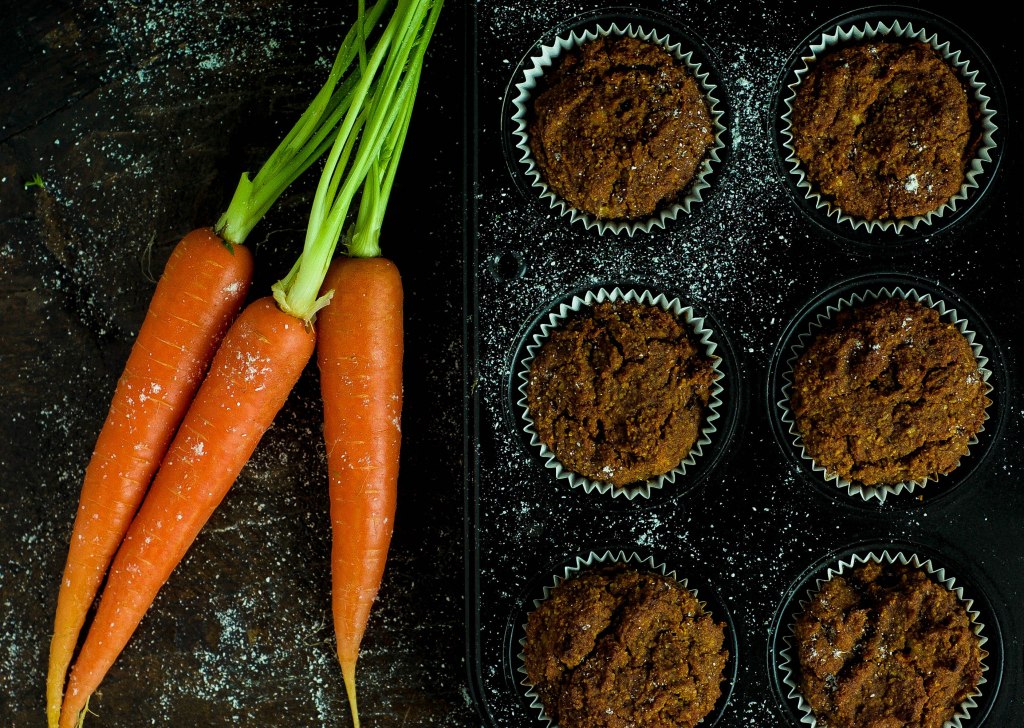 Vegan Carrot & Orange&nbsp;Muffins