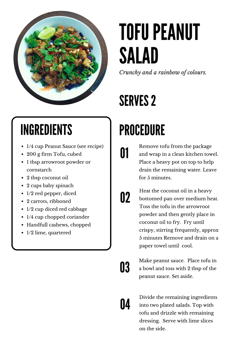 Peanut Tofu Salad (3)